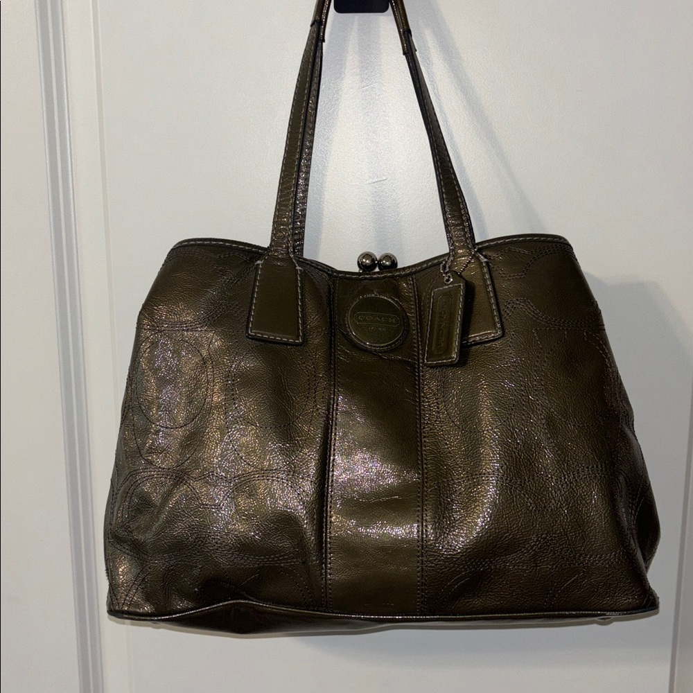 Coach Patent Leather Bag